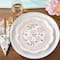 9&#x22; Pink Tea Time Whimsy Premium Paper Plates, 16ct.